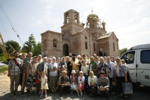 Строящийся храм святителя Иоанна Сан-Францисского в с. Адамовка.